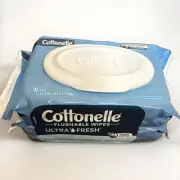 Cottonelle Flushable Cleansing Wipes 2 Packs 42 Wipes Each (84 Total)