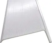 Beam Lighting Under Cabinet Light Cover Replacement | White Ribbed Acrylic Diffuser (L-Shaped, 33")