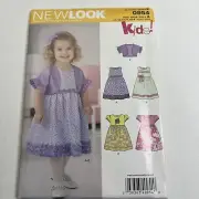 Simplicity #6254/0954 Child's Dress-Jacket Pants Pattern Sz: 1/2-4 UC
