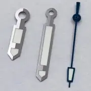 13.6mm Blue Second Silver Trim Watch Hands Set for Miyota 8215 8205 821A Mingzhu