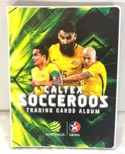 Caltex Official Socceroos Trading Card Collection Folder and Cards