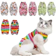 Post-Surgery Recovery Suit for Cats,Anti-Licking Protective Clothing After Sterilization,Ideal Substitute for E-Collar Cone Avocado L