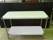 COMMERCIAL STAINLESS STEEL BENCH 1400 X 600X 900mm GRADE 304 WITH SHELF UNDER