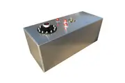 RCI 19 Gallon (71L) Aluminium Street Rod Fuel Cell with Sender Natural No Foam. Size: 30" x 12" x 12"