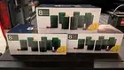 Fortessa Jupiter 8 piece drink glass set 13 oz Beaded design GREEN NEW with BOX