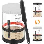 5Pcs Sourdough Starter Jar Kit 1000ml Large Capacity Sourdough Starter SE⇖