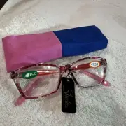 Studio ICU Eyewear Women Pink Reading Glasses +1.50 NEW #7629