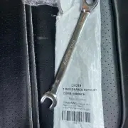 10mm Metric Chromed Ratchet Gear Spanner Fixed Head Combination Ratchet Wrench