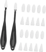 Hohopeti Blending Stumps: Paper Art Blending Stumps Sketch Trimmer Erase Wiper with Replacement Sponge Wipes Sketch Drawing Tools