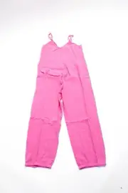 Suzie Kondi Kids Evia Harem Jumpsuit Gauze Pink Cosmos Size 12
