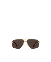 Cartier Square Frame Sunglasses 60 Brown