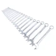 20Pcs Combination Wrench Set Metric CRV Steel Spanner Chrome Plated Wre LLI