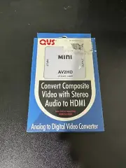 QVS AV2HD Composite Audio & Video to Digital HDMI Up-Converter