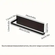 1pc Hanging Paper Towel Holder, Kitchen Cabinet Cupboard Under Shelf Storage Paper Towel Roll Holder Dispenser, Free Punching Wrought Iron Napkins Pla