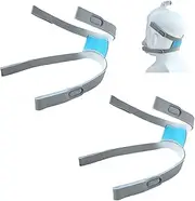 2 Packs Replacement Headgear for Airfit F30i Headgear with Clips CPAP Mask Strap Compatibility with F30i Full Face Mask Straps(without Mask Frame)