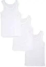 [Cecile] B 150 Girls Inner Wear, 100% Cotton Tank Top, Antibacterial and Odor Resistant Set, b, 150