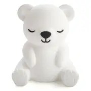 Lil Dreamers Silicone Touch Led Lamp Light Kids Bedroom Decor White Bear