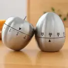 60 Minutes Mechanical Egg Shaped Reminder Alarm Clock Kitchen Timer Countdown