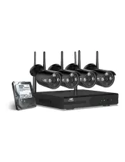 [UL-Tech] Wireless CCTV Security System 8CH NVR 4 Bullet 3MP Cameras 1TB