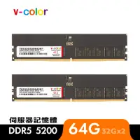 在飛比找momo購物網優惠-【v-color 全何】DDR5 ECC DIMM 5200