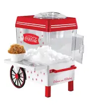 Coca-Cola Snow Cone Shaved Ice Machine - Coke Retro Table-Top Slushie Machine Ma