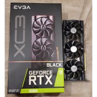 EVGA RTX3080 XC3 BLACK GAMING 沒挖礦 五年保 rtx 3080 二手 限面交