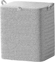 [fkngcp] Clothes Storage Bag 220L for 60kg Loading Foldable Bed Sheet Organiser with Handle Dustproof Zipper Closet Organizer for Clothes Pillow Blankets Bedding Storage Bag