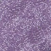 Silver-Lined Lavender Alabaster Dyed Miyuki Delica Beads 10/0 (DBM0629-TB)