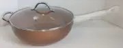 Copper Chef Non-Stick 12” Wok With Lid Brand New