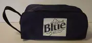Vintage Labatt Blue Pilsener Beer Toiletry Bag Travel Case Canvas Blue White