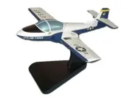 USAF Cessna T-37 Tweet Trainer Blue Desk Top Display Jet Model 1/24 SC Airplane