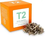 T2 Tea White Jasmine 1.7oz Loose Leaf Silver Needles and Sweet Jasmine Tea, Enjoy Hot Or Iced, 50g