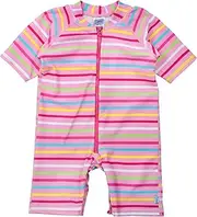 i play. One-Piece Swim Sunsuit for 2 to 3 Year Kids, Pink, 3T