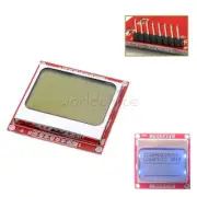1/2/5/10PCS 84x48 Nokia 5110 LCD Module Blue Backlight Adapter PCB for Arduino