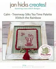 Jan Hicks Creates! - Calm #xstitchtherainbow - Original design by Jan Hicks