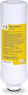 AQUA TRU - Replacement 2 Stage Pre-Filter (Stages 1 & 2) for Countertop Reverse Osmosis Water Filter Purification System (Classic, Connect & Under Sink AquaTru Water Purifier) - 1 Count