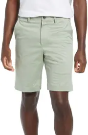 Vintage 1946 Men's Classic Flat Front Chino Shorts in Sage at Nordstrom, Size 30