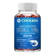 Antarctic Krill Oil -Heart and Brain Health - Omega-3 EPA,DHA,Astaxanthin