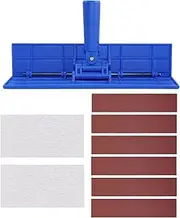 JISADER Wall Sander with Sandpaper Holder for Inside Corner Putty Polishing, Sandpaper Holder Set