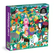 500pc Mudpuppy Kids/Children Jigsaw Puzzle Game Toy 51x51cm Doggone Days 8+