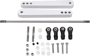 Anti Tilt Rod Balancing Pole Strengthen Anti Roll Bar Aluminum Alloy Sway Bar for Axial Wraith RR10 RC Car (銀)