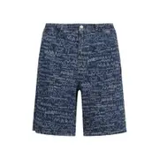 [Marni] Marni-Blue Kyanite Cotton Trousers-Uomo 31 WAIST