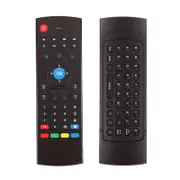 MX3 2.4G Wireless Remote Control Keyboard Air Mouse - Black