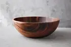 Wooden bowl Camping Tableware Organic Eco-Wood salad bowl 2-p