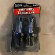 Cooking Concepts 2 Pack Wine Stoppers Factory Sealed