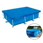 Effortlessly protect your square pool with our cover and sturdy bracket
