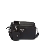 [Prada] Prada Saffiano Leather Shoulder Bag ONE SIZE BLACK
