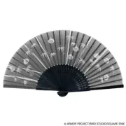 Square Enix Smile Slime Japanese Series Folding Fan Gray
