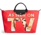 NWT LONGCHAMP x Jeremy Scott Le Pliage "As Seen on TV" Tote XL ~ MADE IN FRANCE