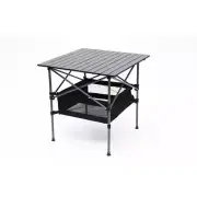 Amucolo Outdoor Picnic Table 27.56" Aluminum Folding Square w/ Carrying Bag